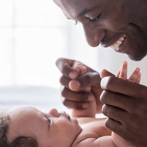Father and baby