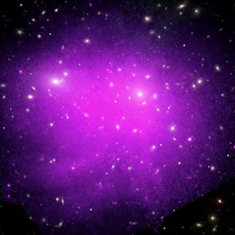 Plasma in distant galaxy cluster